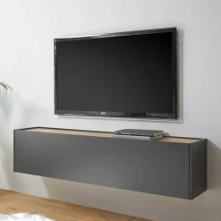 Hot Wohnen Design Wohnwand als günstiges Set - Ahilav (fünfteilig)