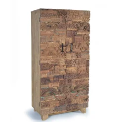 Hot Wohnen Design Wohnzimmerschrank aus Mangoholz rustikal - Lacid