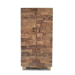 Hot Wohnen Design Wohnzimmerschrank aus Mangoholz rustikal - Lacid
