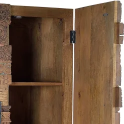 Hot Wohnen Design Wohnzimmerschrank aus Mangoholz rustikal - Lacid
