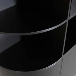 Clearance Wohnen Design Wohnzimmerschrank links abgerundet - Niwidus