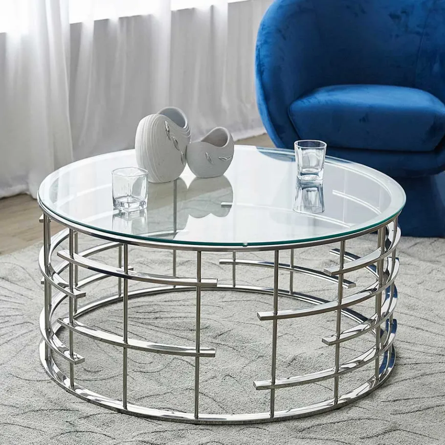 Best Wohnen Design Wohnzimmertisch aus Klarglas - Oradea