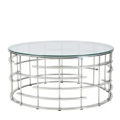 Best Wohnen Design Wohnzimmertisch aus Klarglas - Oradea
