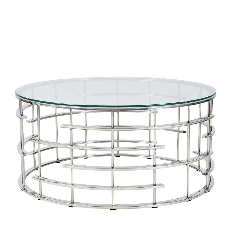 Best Wohnen Design Wohnzimmertisch aus Klarglas - Oradea