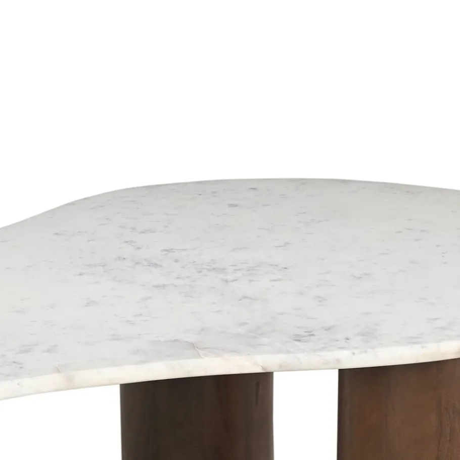 New Wohnen Design Wohnzimmertisch mit Marmorplatte - Tanky