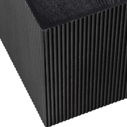 Best Wohnen Design Zweisatz Beistelltisch in Schwarz - Canpur (zweiteilig)