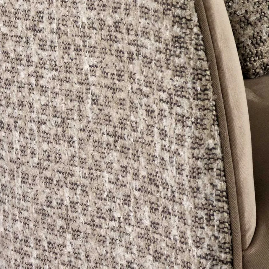 Hot Wohnen Design Zweisitzer in Beige und Hellbraun - Maria