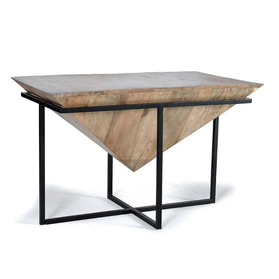 Best Wohnen Design-Couchtisch aus Mangobaum Massivholz - Rovakis
