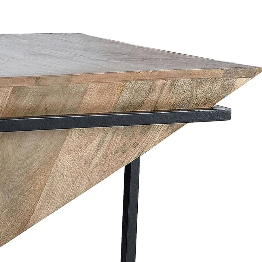 Best Wohnen Design-Couchtisch aus Mangobaum Massivholz - Rovakis