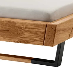 Wohnen Designer Balkenbett mit LED Beleuchtung - Syrecs