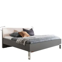 Discount Wohnen Designer Bett mit Kunstleder Kopfteil - Nasses