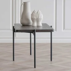 Outlet Wohnen Designer Couchtisch aus Esche Massivholz in Braun - Viana
