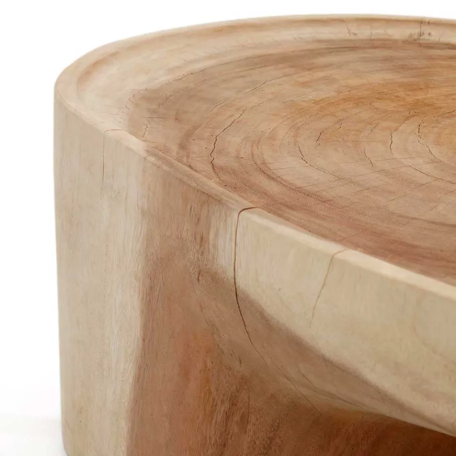 Wohnen Designer Couchtisch aus Mungur Massivholz - Stanza