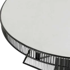 Outlet Wohnen Designer Couchtisch mit Marmorplatte - Imraca