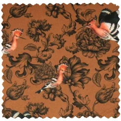 Wohnen Designer Sofa mit Wiedehopf Vogel & Blumen - Fanos