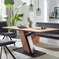 Outlet Wohnen Designer Säulentisch in Wildeiche NB - Craig