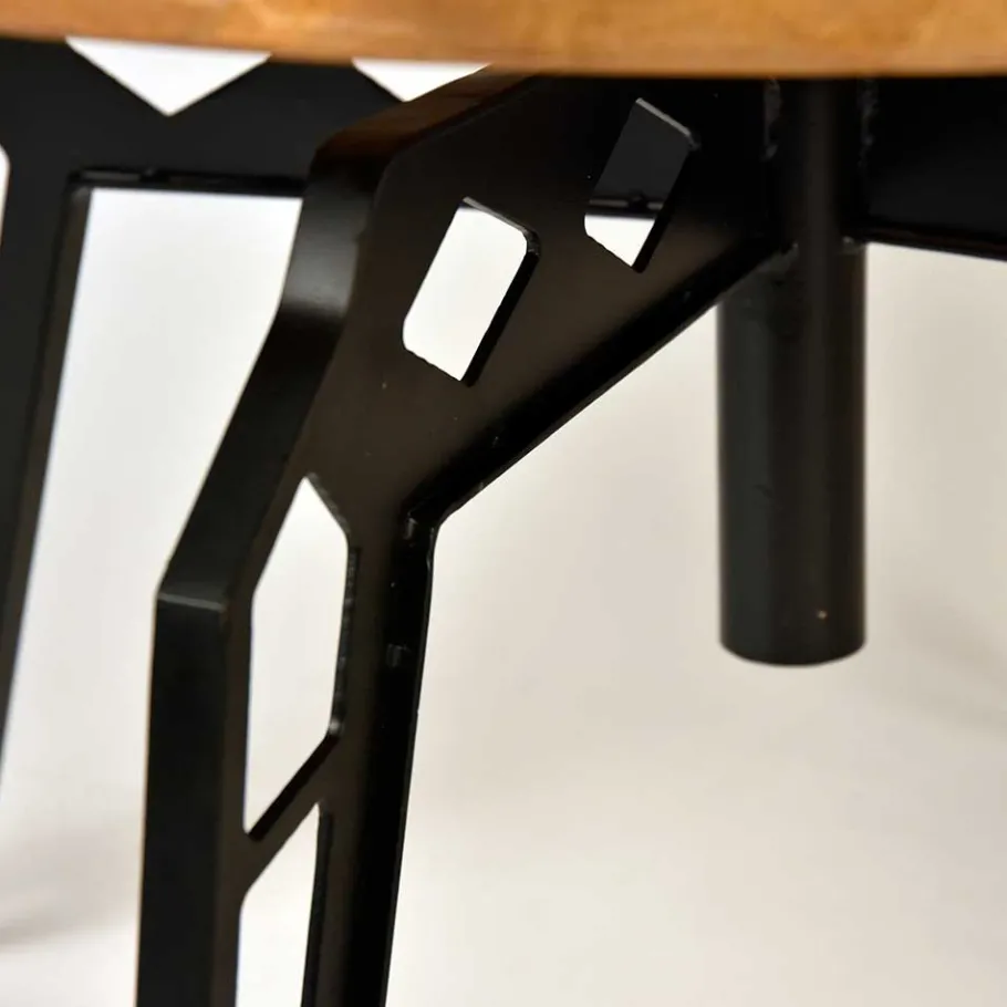 Sale Wohnen Designer Wohnzimmertisch mit runder Holzplatte - Vild