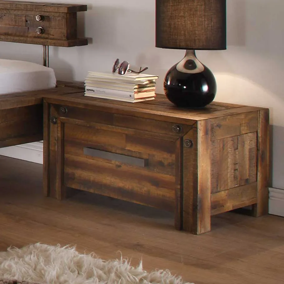 New Wohnen Designerbett Locester in Braun