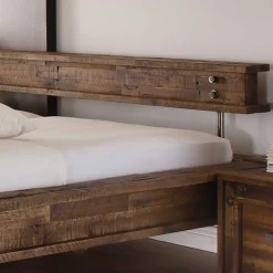 New Wohnen Designerbett Locester in Braun