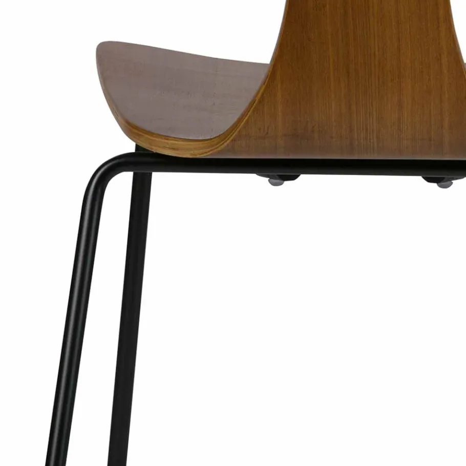 Online Wohnen Designerstuhl Set Anoria stapelbar (2er Set)
