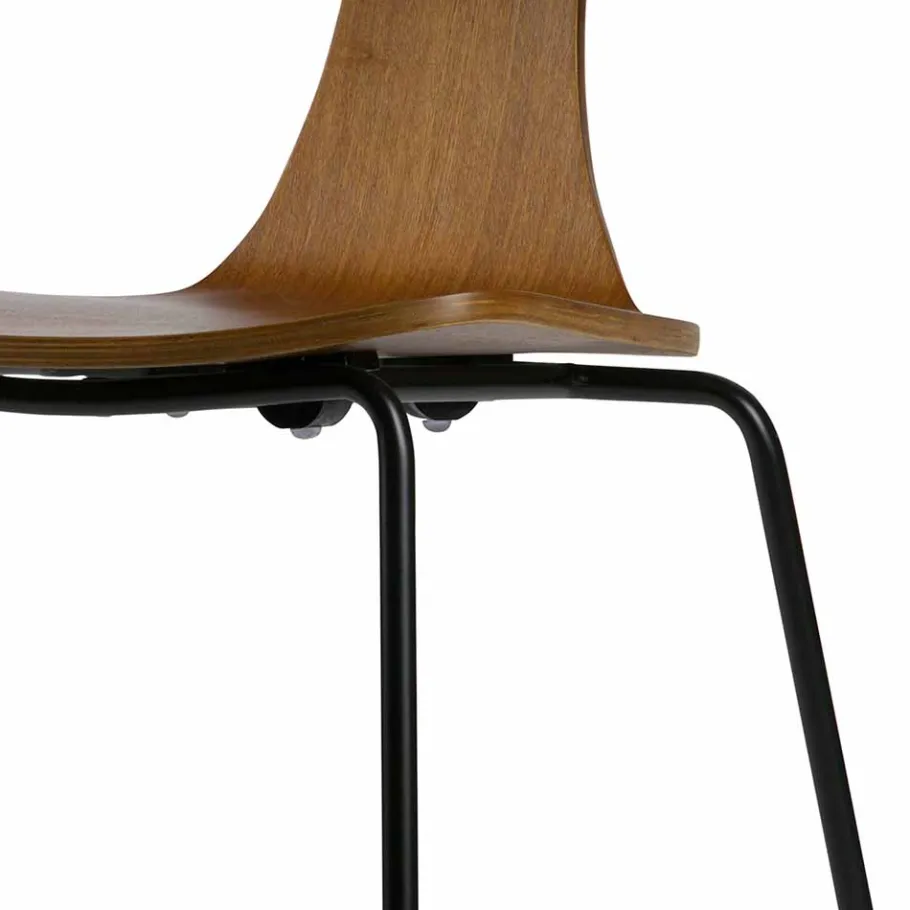 Online Wohnen Designerstuhl Set Anoria stapelbar (2er Set)