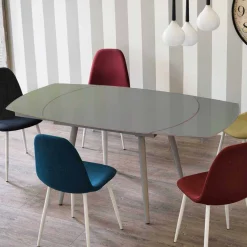 Sale Wohnen Designertisch Swiganda aus Glas Taupe