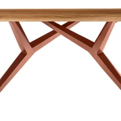 New Wohnen Design-Esstisch aus Altholz Teak - Canarie