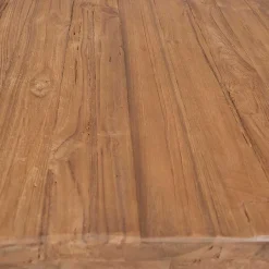New Wohnen Design-Esstisch aus Altholz Teak - Canarie