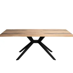 Online Wohnen Design-Esstisch mit Baumkanten - Slavidra