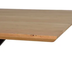 New Wohnen Design-Esstisch mit Massivholzplatte Akazie - Annipurk