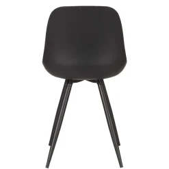 Clearance Wohnen Design-Schalenstuhl in Schwarz - Scando (2er Set)