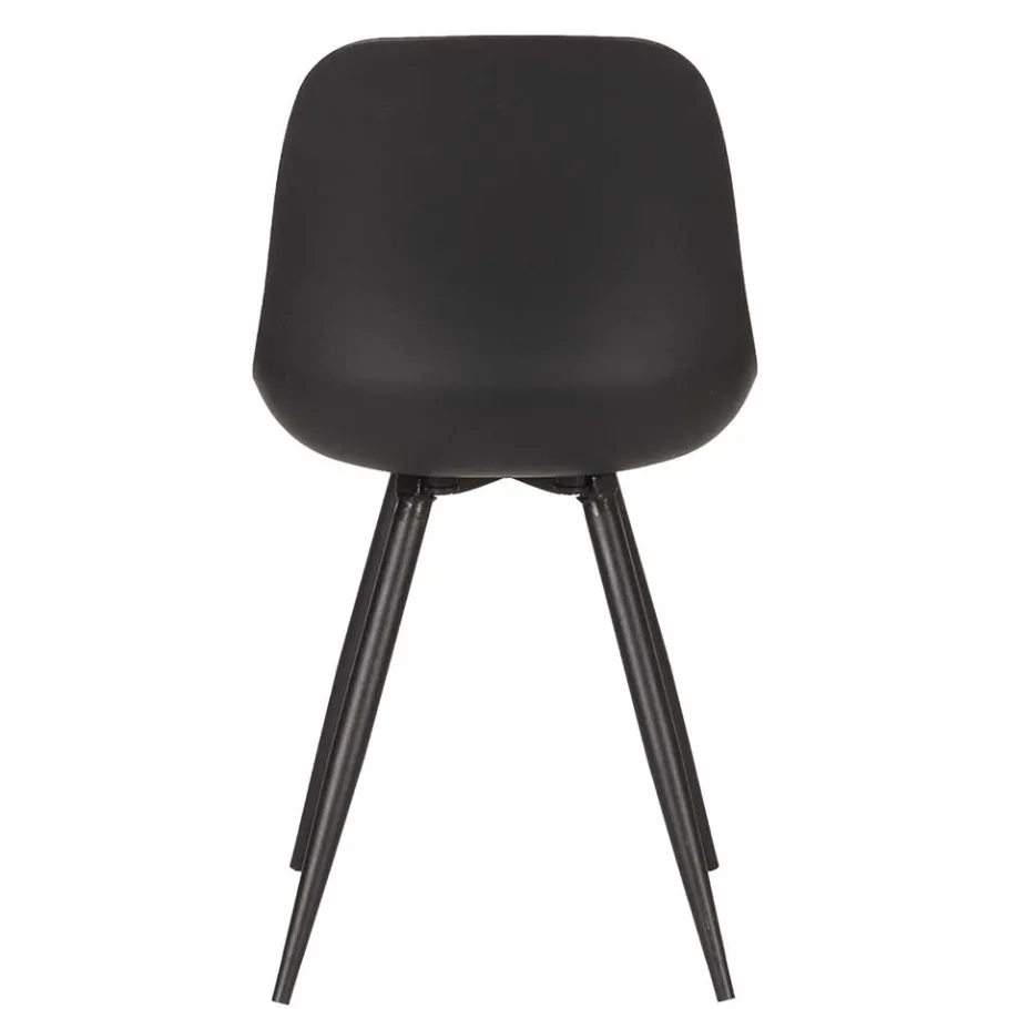 Clearance Wohnen Design-Schalenstuhl in Schwarz - Scando (2er Set)