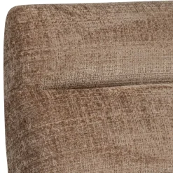 New Wohnen Designsessel in Hellbraun Chenille - Glacita