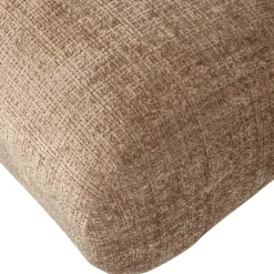 New Wohnen Designsessel in Hellbraun Chenille - Glacita