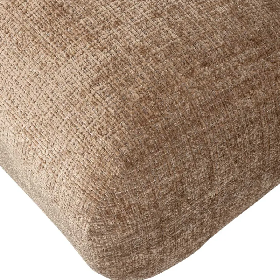 New Wohnen Designsessel in Hellbraun Chenille - Glacita