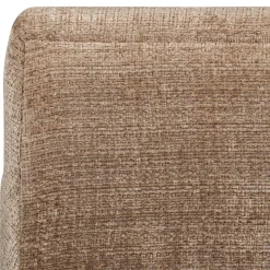 New Wohnen Designsessel in Hellbraun Chenille - Glacita