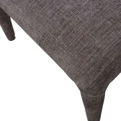 Outlet Wohnen Designstühle in Dunkelbraun Stoff - Mestecan (2er Set)