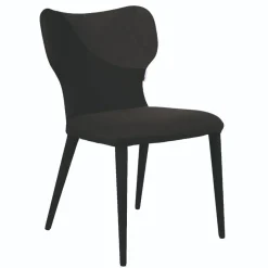 Outlet Wohnen Designstühle in Schwarz Anthrazit - Chagunas (2er Set)