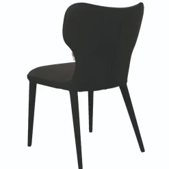 Outlet Wohnen Designstühle in Schwarz Anthrazit - Chagunas (2er Set)