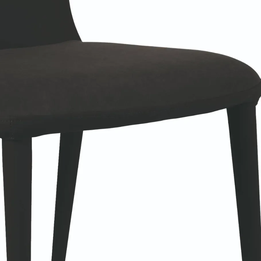 Outlet Wohnen Designstühle in Schwarz Anthrazit - Chagunas (2er Set)