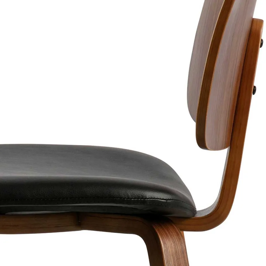 Online Wohnen Designstuhl aus Kunstleder & Schichtholz - Riostar
