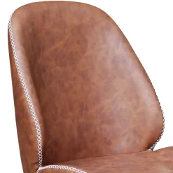 Hot Wohnen Designstuhl in Cognac Braun - Fantyna (2er Set)