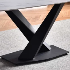 Discount Wohnen Designtisch aus Sinterstein Marmor Weiß - Jonathan