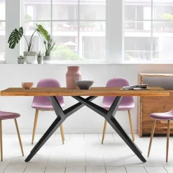 Best Wohnen Designtisch aus Teak Altholz - Marosso