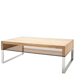 New Wohnen Design-Wohnzimmertisch aus Eiche Massivholz - Anvilla
