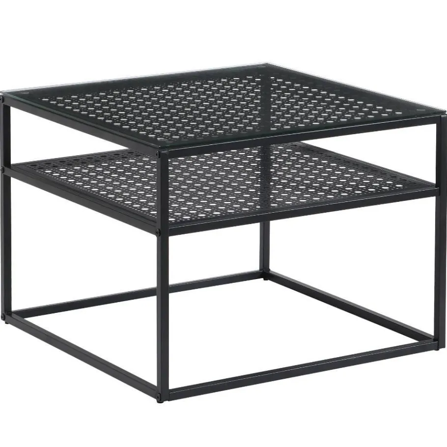 Discount Wohnen Design-Wohnzimmertisch in Schwarz - Panfreda