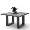 Sale Wohnen Design-Wohnzimmertisch mit grauer Holzplatte - Flaciona