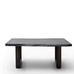 Sale Wohnen Design-Wohnzimmertisch mit grauer Holzplatte - Flaciona