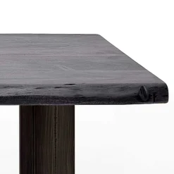 Sale Wohnen Design-Wohnzimmertisch mit grauer Holzplatte - Flaciona