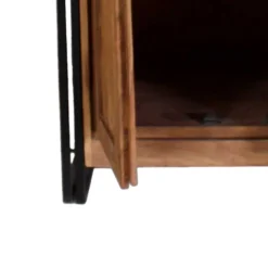 Best Wohnen Dielenkleiderschrank Mendoza aus Akazie Massivholz